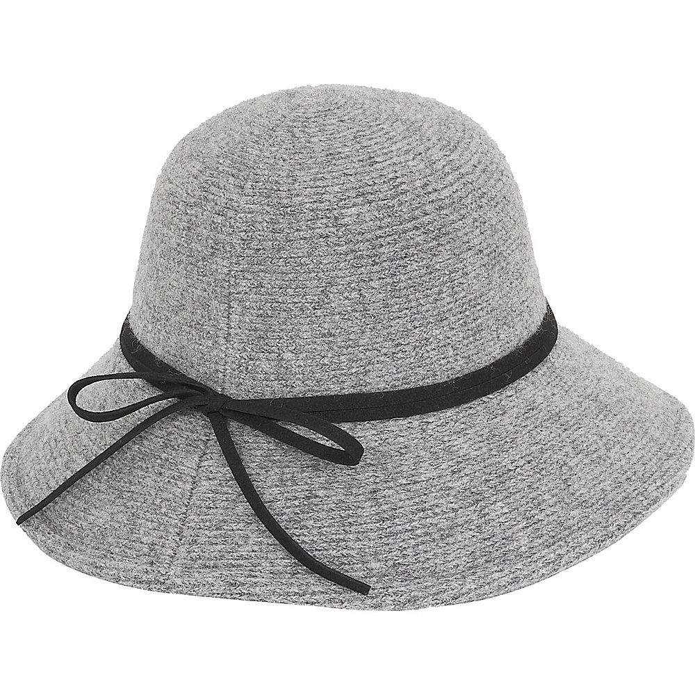 Adora Hats Wool Floppy Hat Grey Adora Hats Hats Gloves Scarves