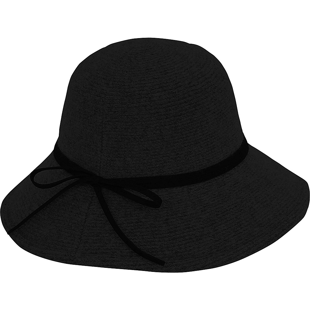 Adora Hats Wool Floppy Hat Black Adora Hats Hats Gloves Scarves