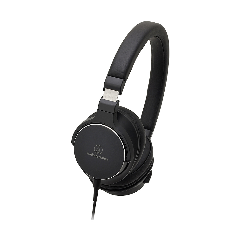 Audio Technica On Ear High Resolution Headphones Black Audio Technica Headphones Speakers