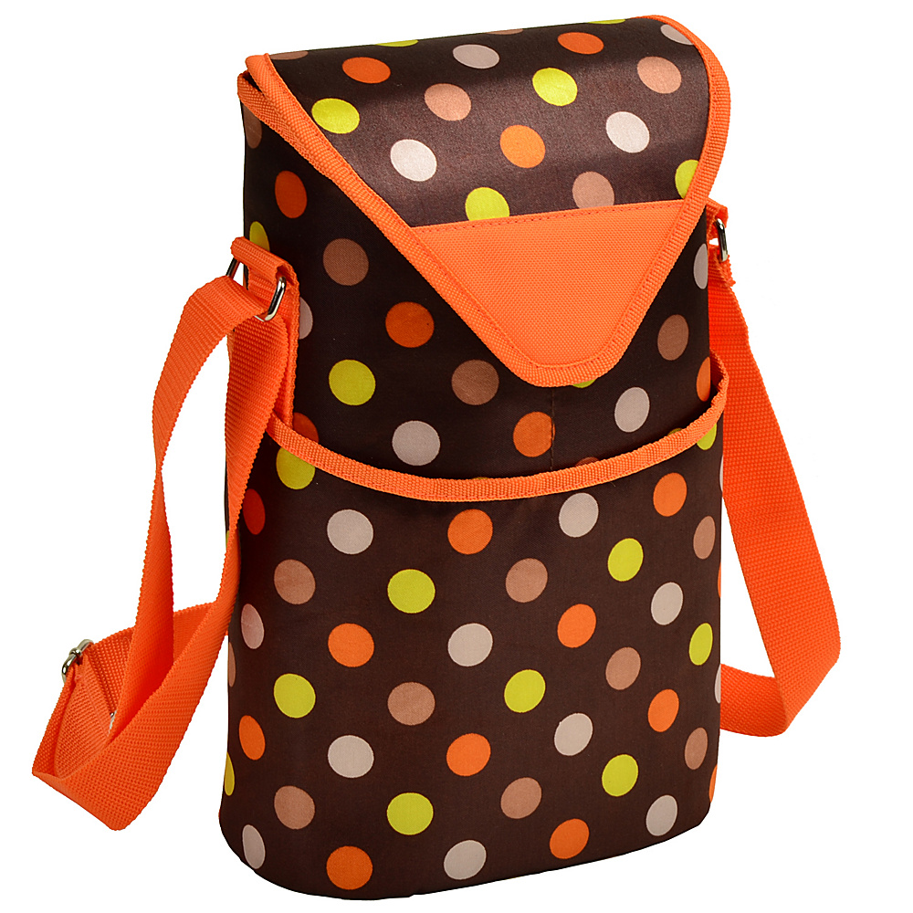 Picnic at Ascot Insulated Wine Water Bottle Tote with Shoulder Strap Julia Dot Picnic at Ascot Outdoor Accessories