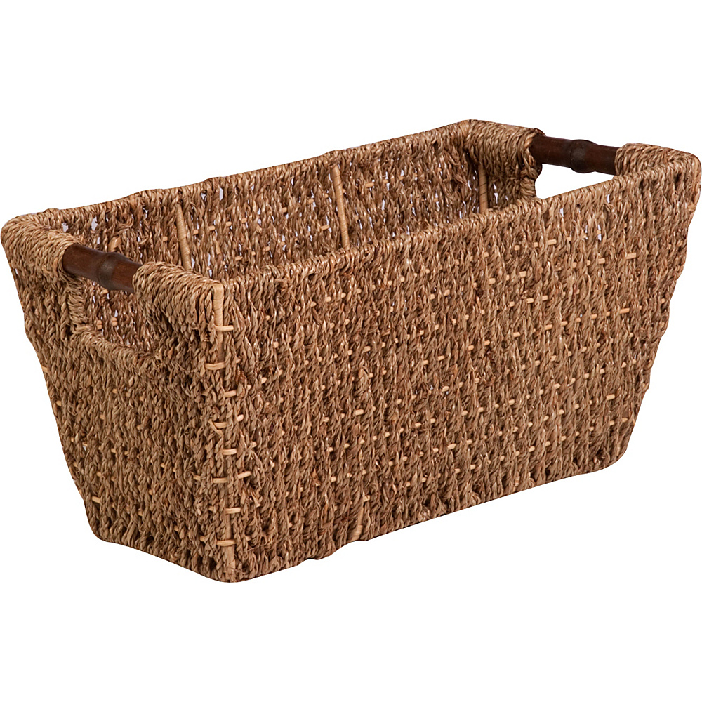Honey Can Do Seagrass Basket with Handles Medium natural Honey Can Do Travel Health Beauty