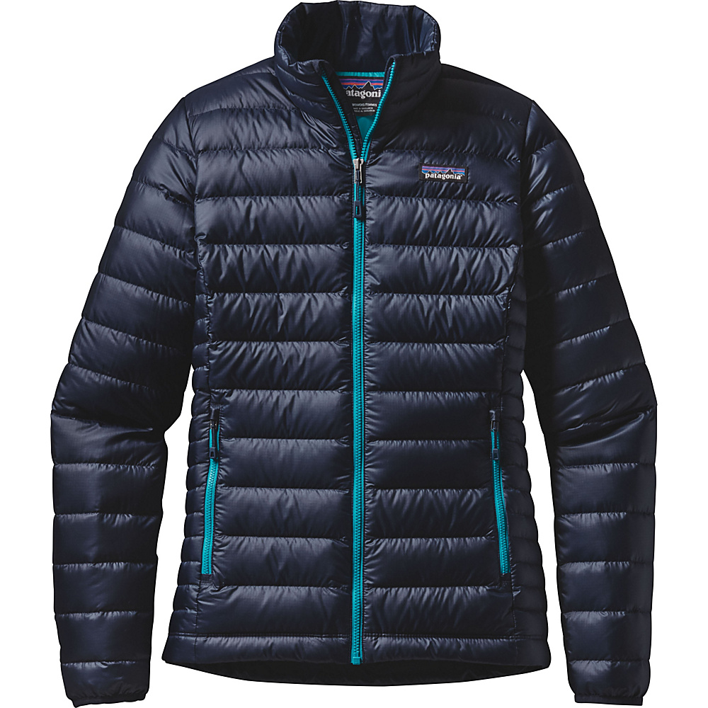 Patagonia Womens Down Jacket M Navy Blue with Epic Blue Patagonia Women s Apparel
