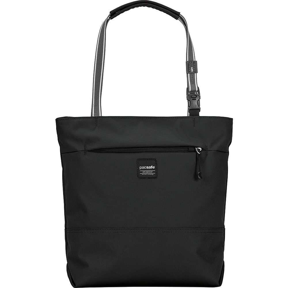Pacsafe RFID Slingsafe LX200 Anti Theft Compact Tote Black Pacsafe Fabric Handbags