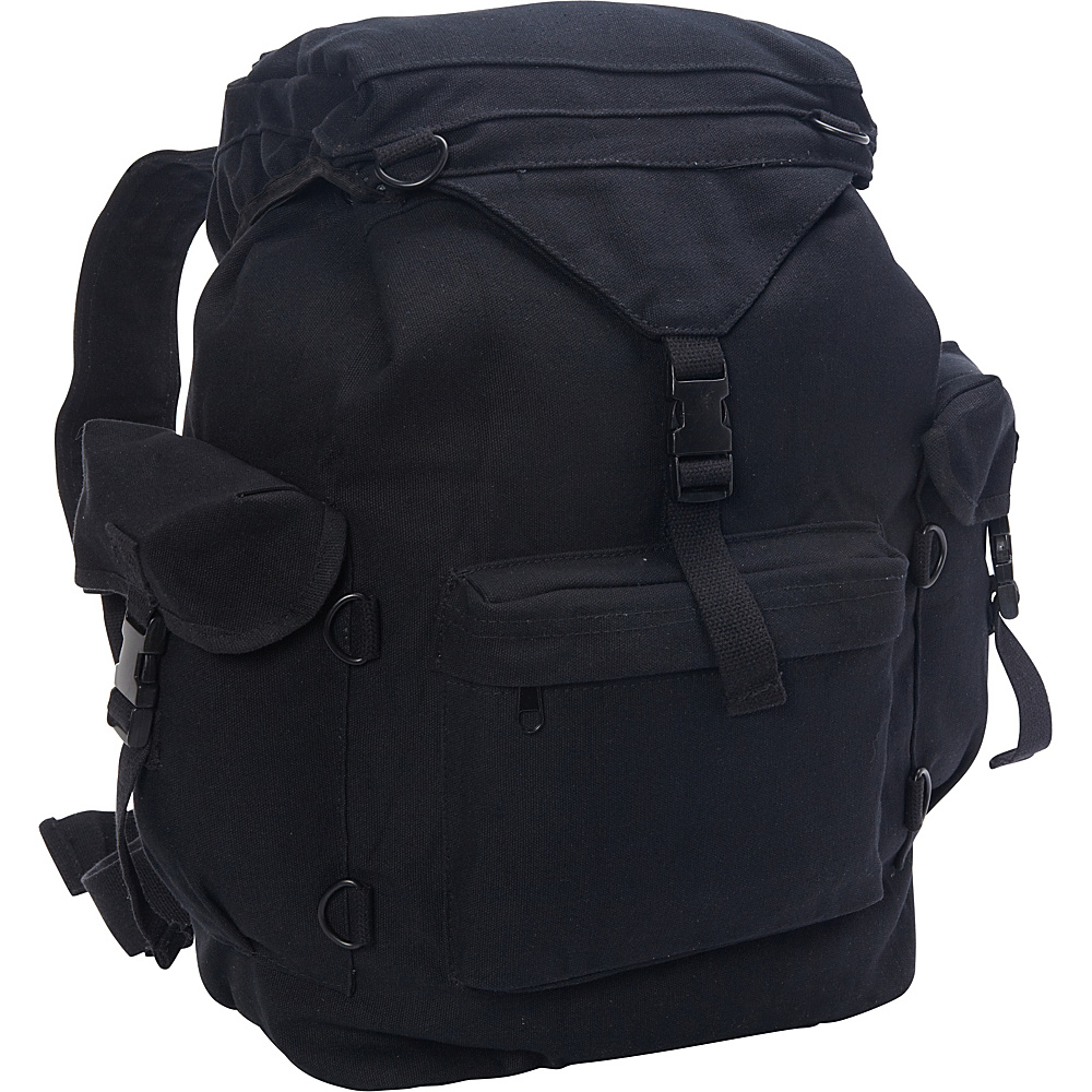 Fox Outdoor Australian Style Rucksack Black Fox Outdoor Everyday Backpacks