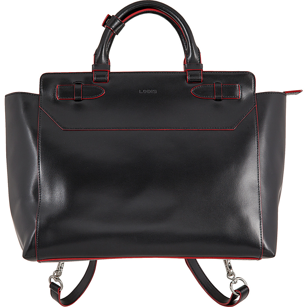 Lodis Audrey Quince Convertible Backpack Black Lodis Leather Handbags