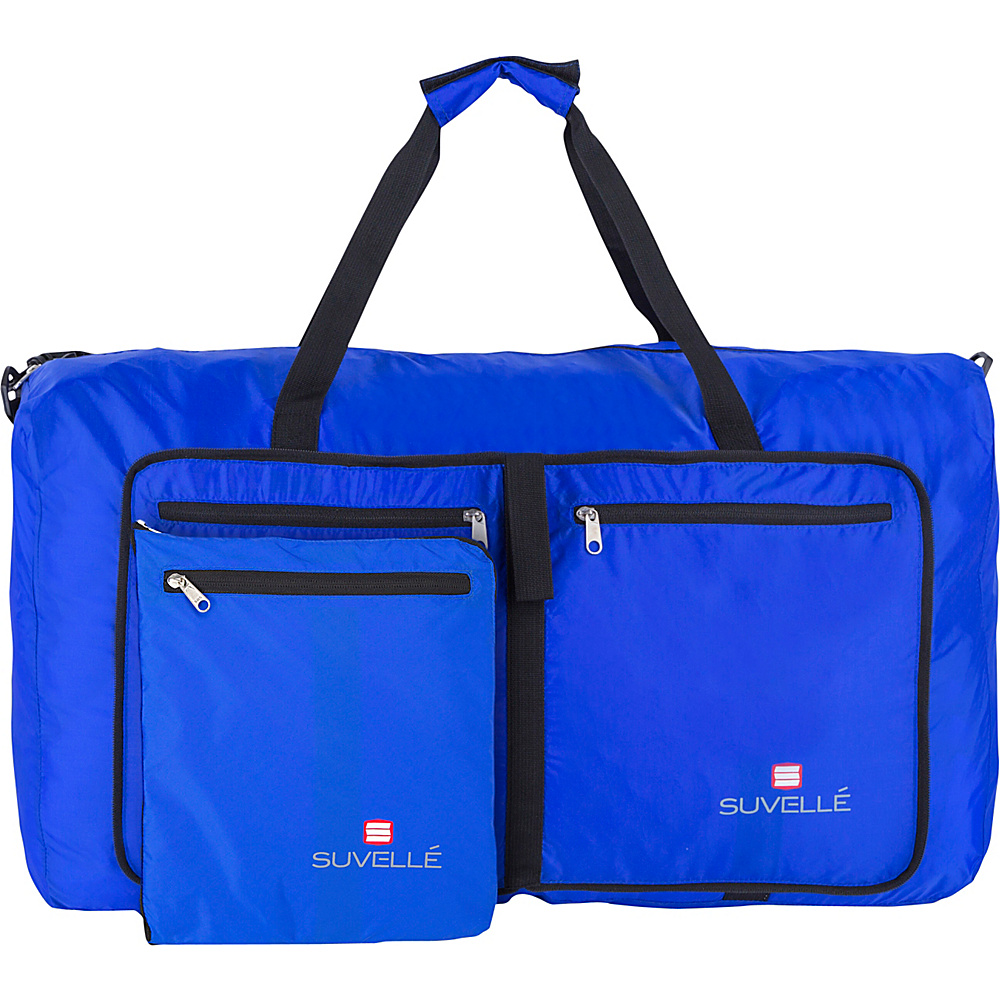 Suvelle Lightweight 29 Travel Foldable Duffel Bag Blue Suvelle Travel Duffels