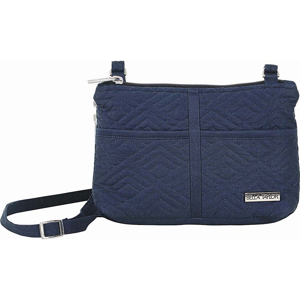 Bella Taylor Navy Solid Essentials Blue Bella Taylor Fabric Handbags