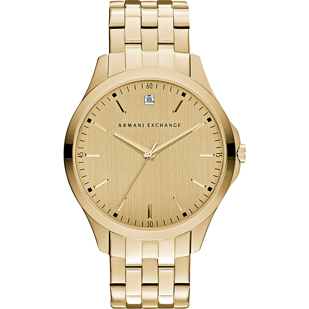 A X Armani Exchange Hampton Collection Watch Gold A X Armani Exchange Watches