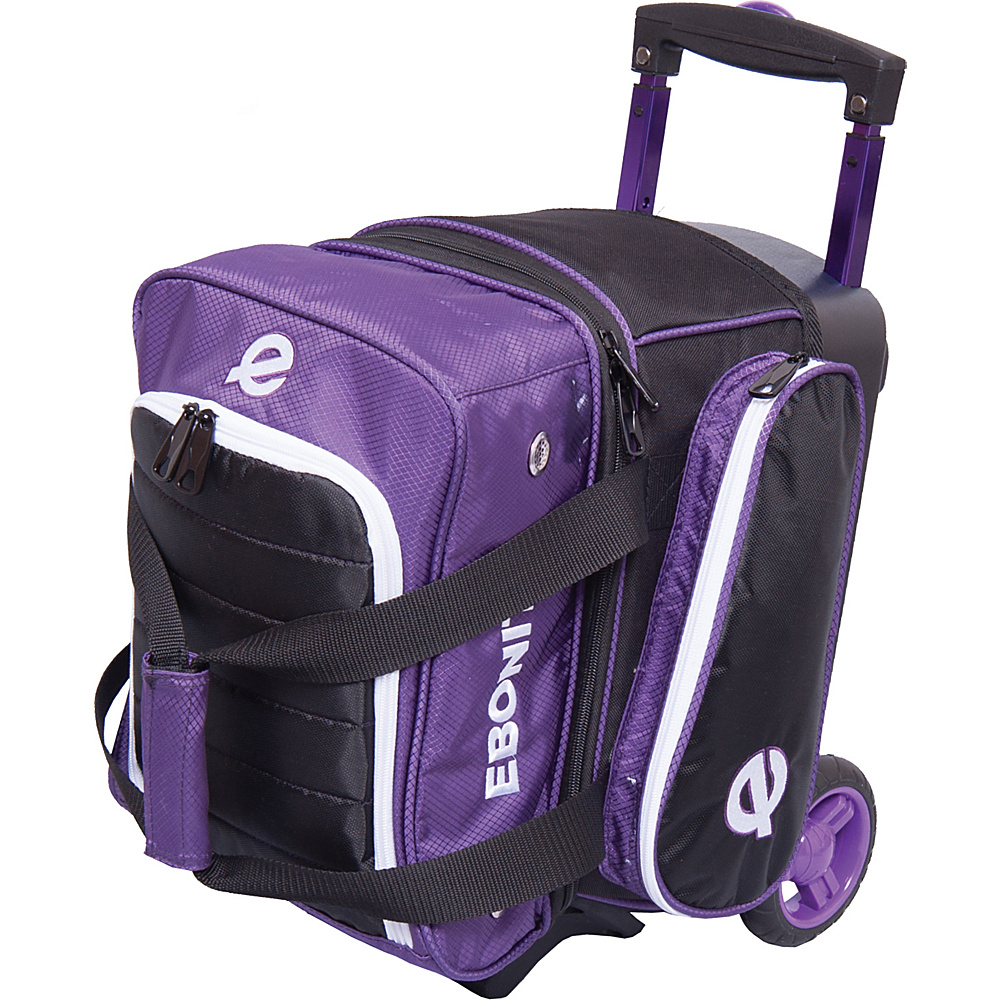 Ebonite Eclipse Single Roller Bowling Bag Purple Ebonite Bowling Bags