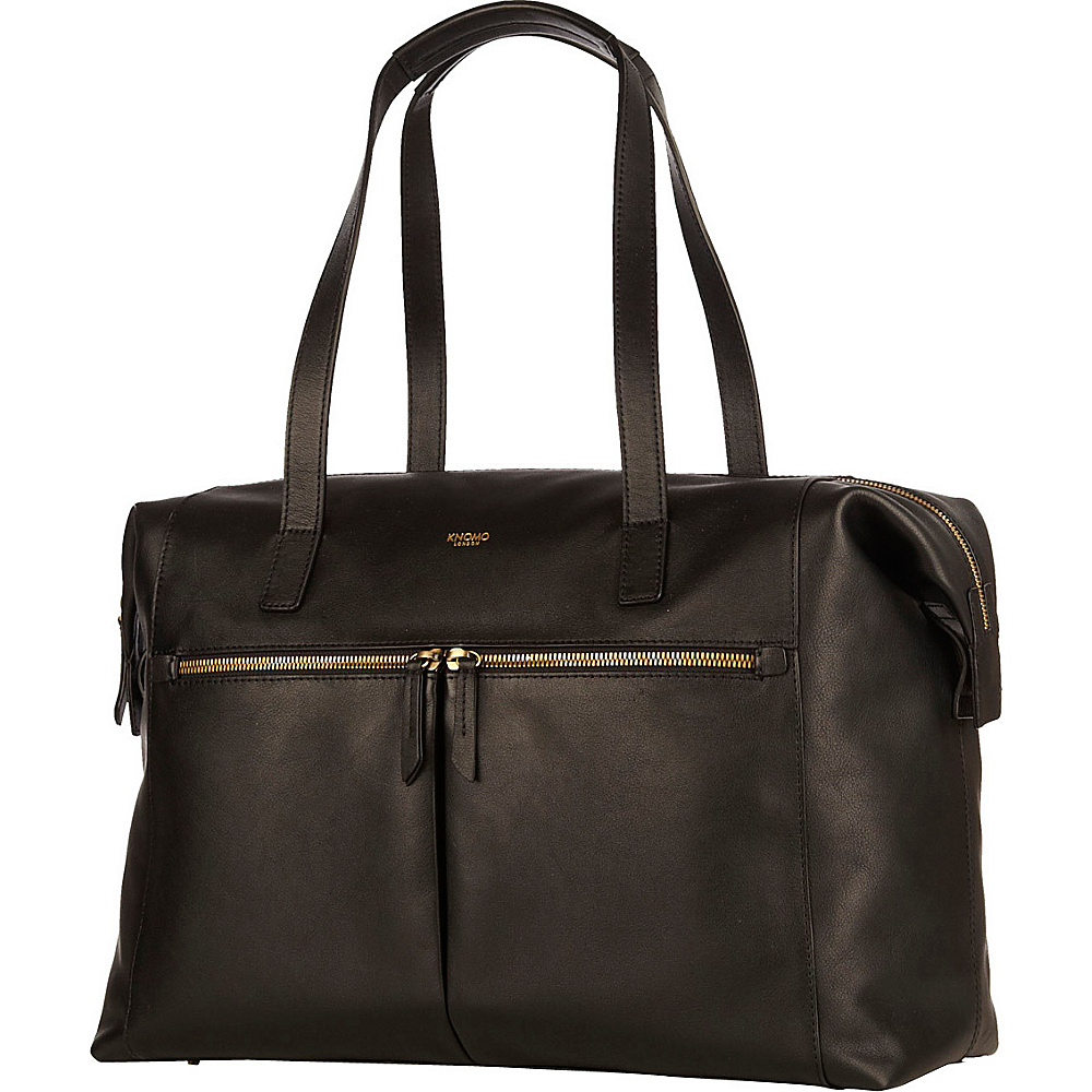 KNOMO London Mayfair Luxe Curzon RFID Shoulder Bag Black KNOMO London Women s Business Bags