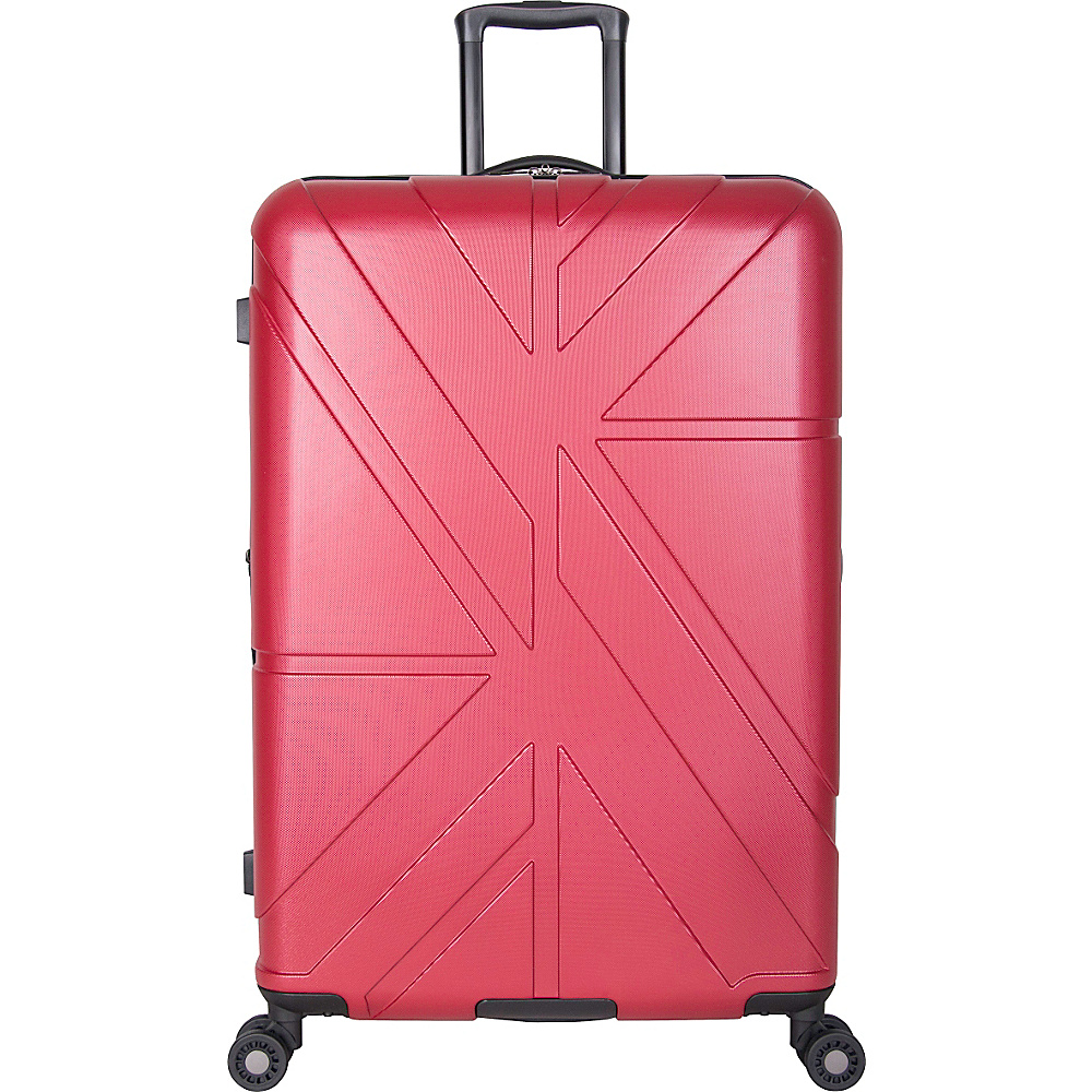 Ben Sherman Luggage Oxford Collection 28 Upright Luggage Red Ben Sherman Luggage Softside Checked