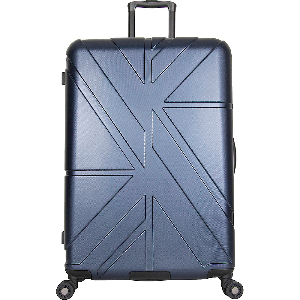 Ben Sherman Luggage Oxford Collection 28 Upright Luggage Navy Ben Sherman Luggage Softside Checked