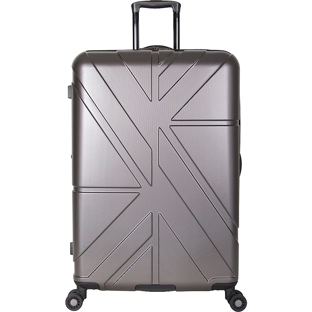 Ben Sherman Luggage Oxford Collection 28 Upright Luggage Charcoal Ben Sherman Luggage Softside Checked