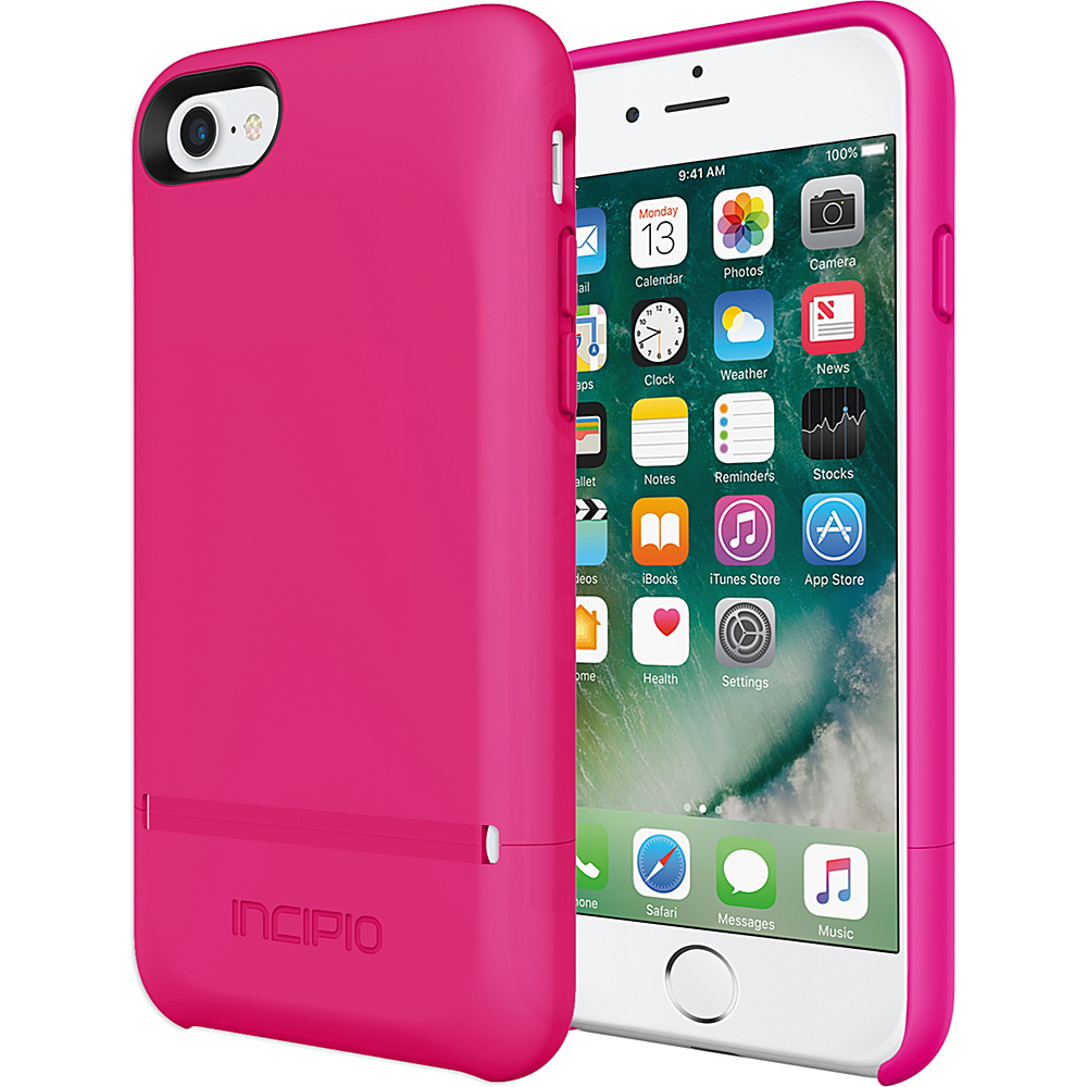 Incipio Stashback for iPhone 7 Berry Pink BPK Incipio Electronic Cases