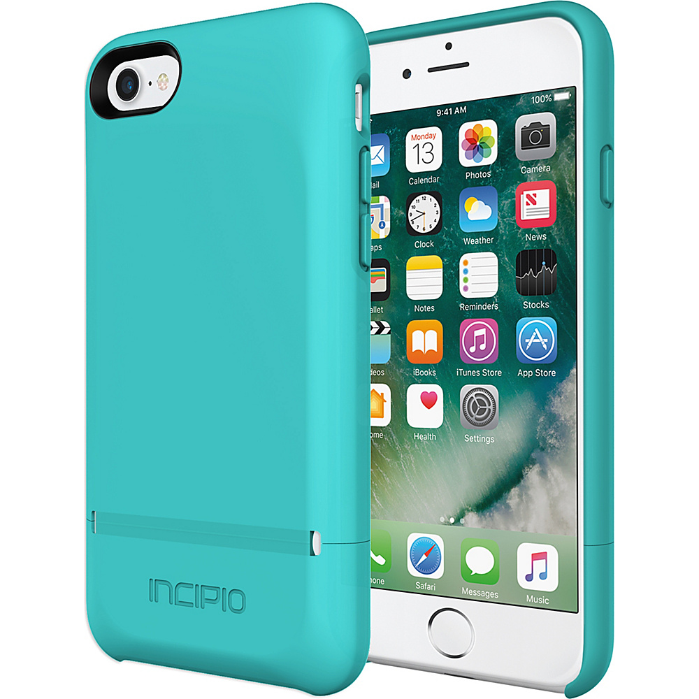 Incipio Stashback for iPhone 7 Turquoise Incipio Electronic Cases