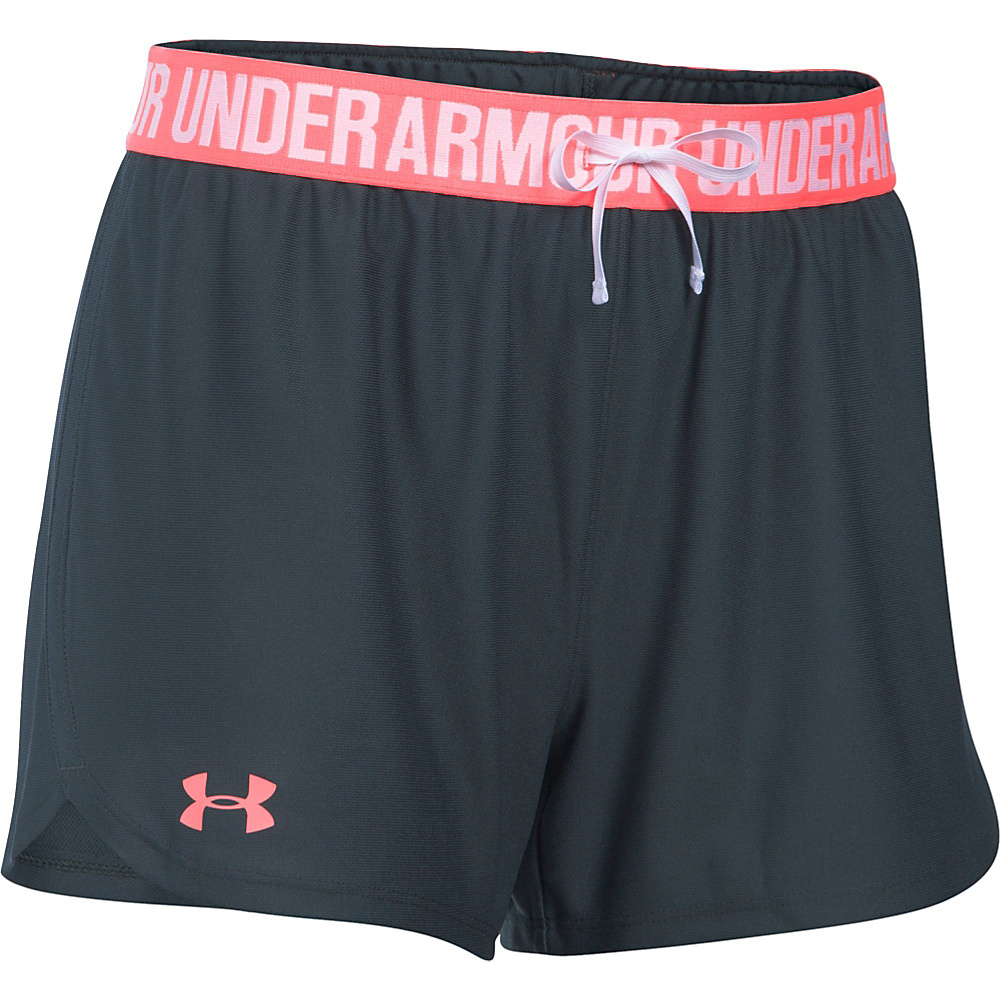 Under Armour UA Play Up Short L Stealth Gray Brillance Brillance Under Armour Women s Apparel