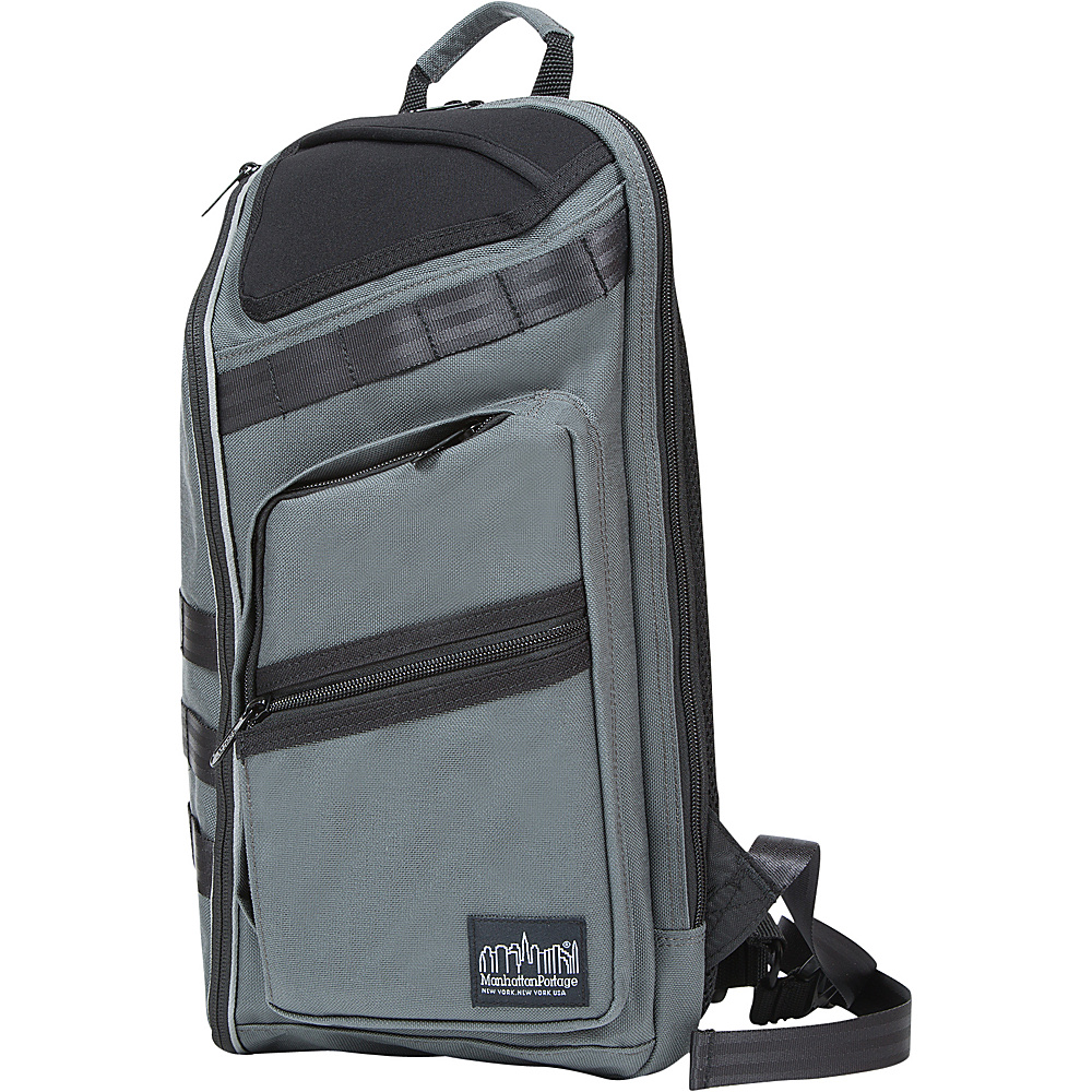 Manhattan Portage Chambers Bag JR. Gray Manhattan Portage Business Laptop Backpacks