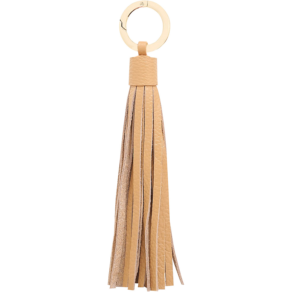 Vicenzo Leather Zita Leather Tassel Key Chain Tan Vicenzo Leather Women s SLG Other