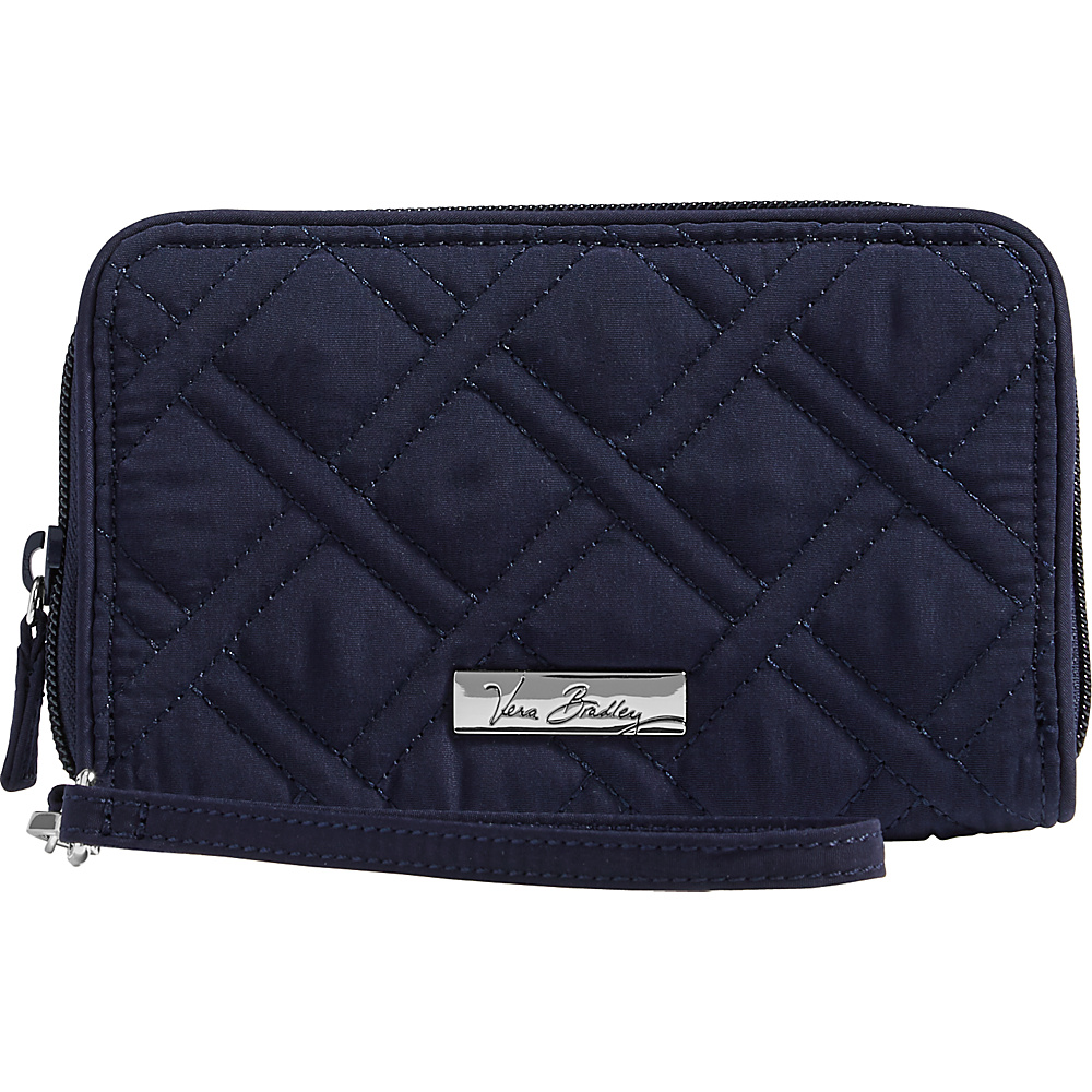 Vera Bradley RFID Grab Go Wristlet Solid Classic Navy Vera Bradley Fabric Handbags