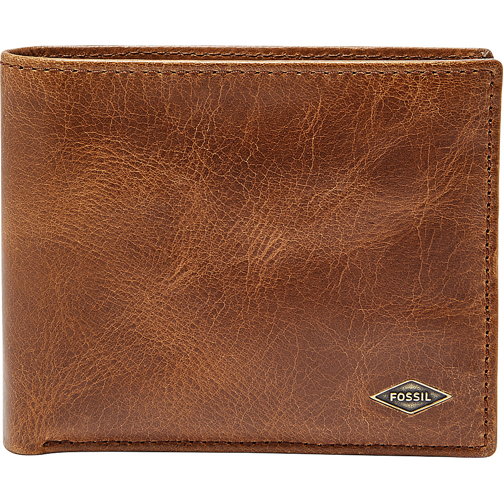Fossil Ryan RFID Passcase Brown Fossil Men s Wallets