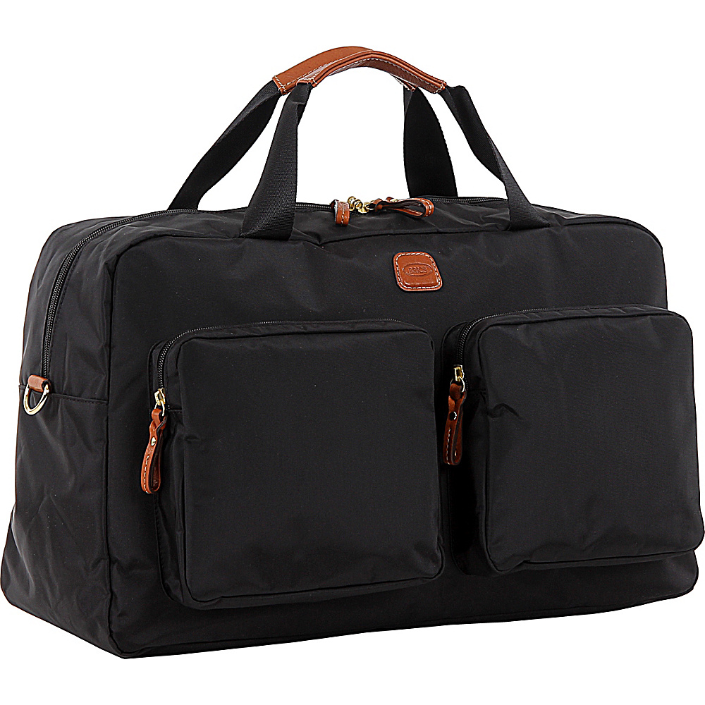 BRIC S X Bag Boarding Duffle with Pockets Black BRIC S Travel Duffels