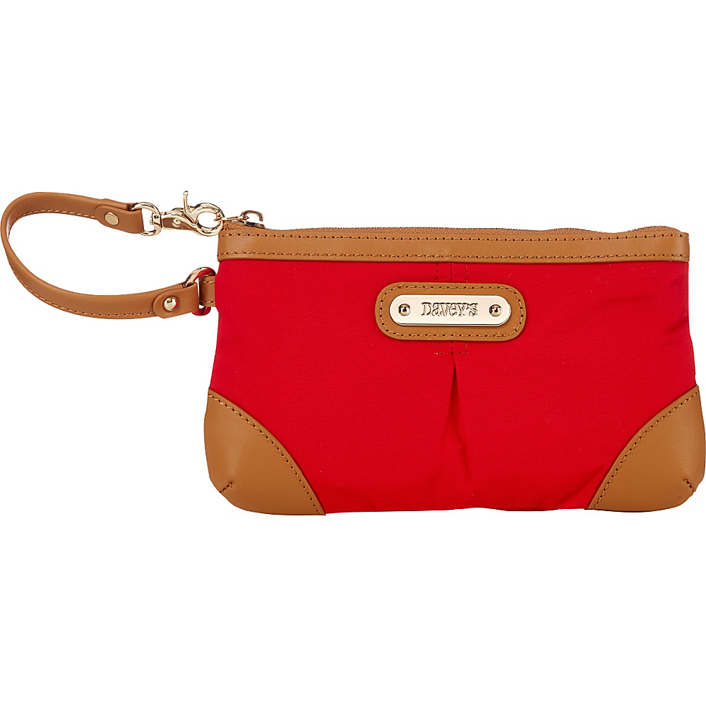Davey s Medium Wristlet Red Davey s Fabric Handbags