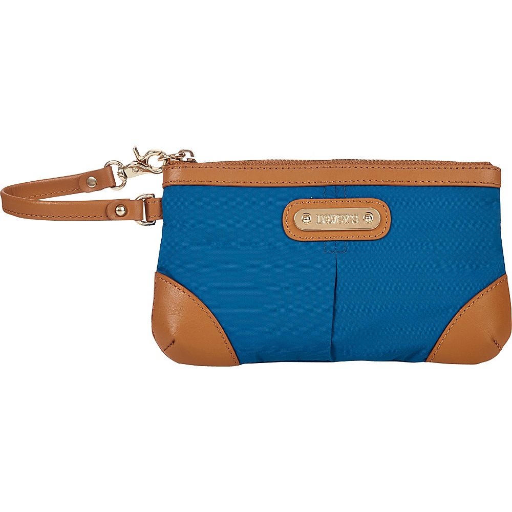 Davey s Medium Wristlet Turquoise Davey s Fabric Handbags