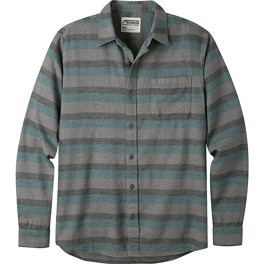 Mountain Khakis Fall Line Flannel Shirt XL Deep Jade Mountain Khakis Men s Apparel