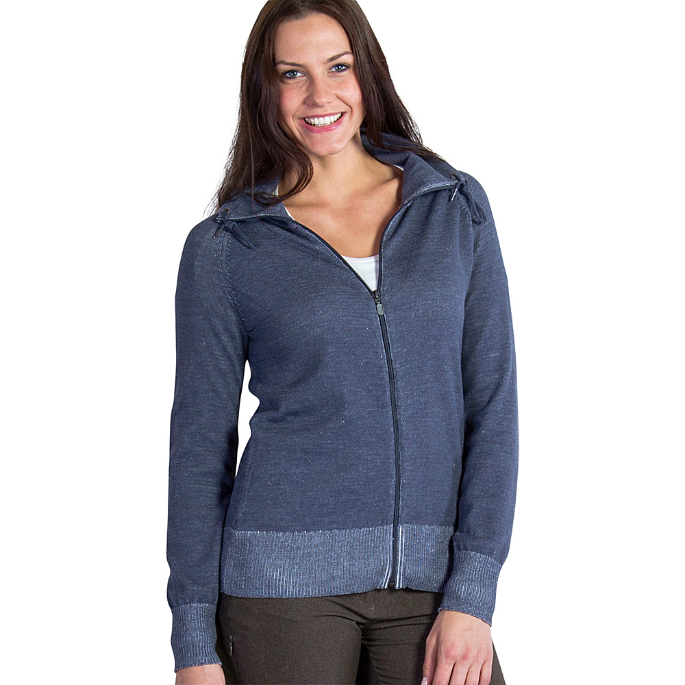 ExOfficio Womens Milena Full Zip Sweater XL Carbon Heather ExOfficio Women s Apparel