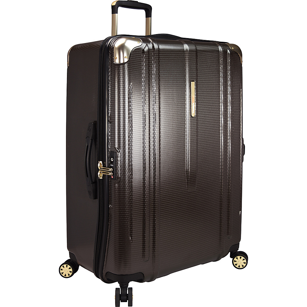 Traveler s Choice New London 29 100% Polycarbonate Trunk Spinner Brown Traveler s Choice Hardside Checked