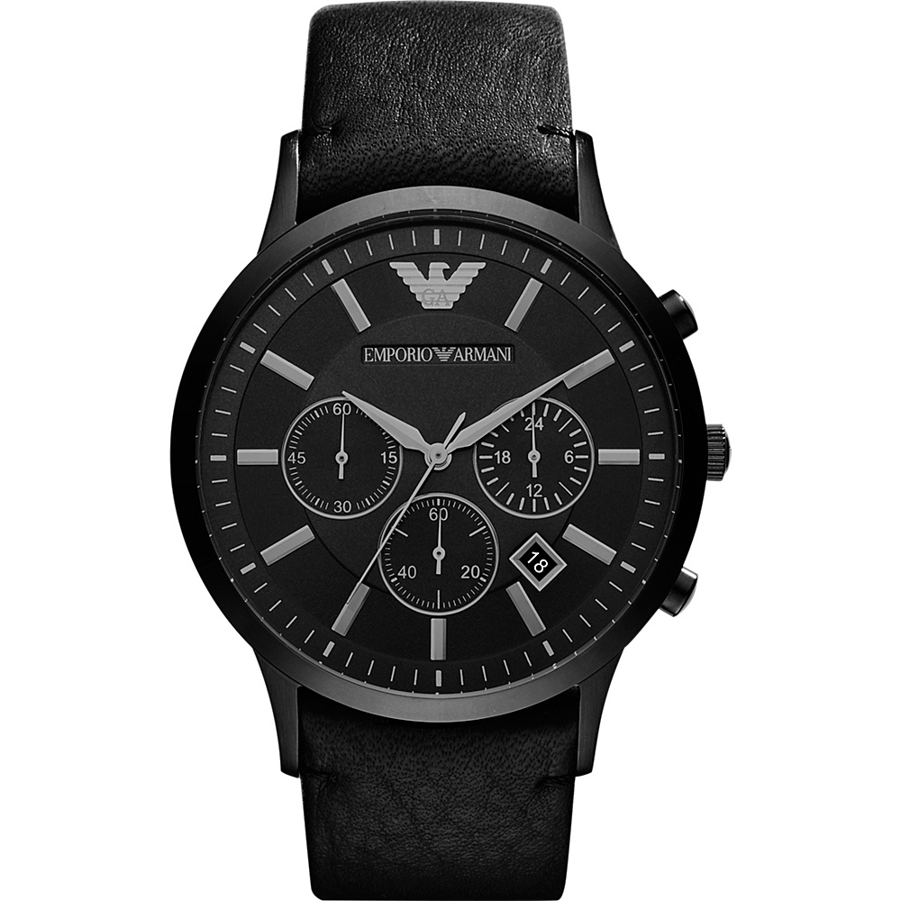 Emporio Armani Sportivo Watch Black Emporio Armani Watches