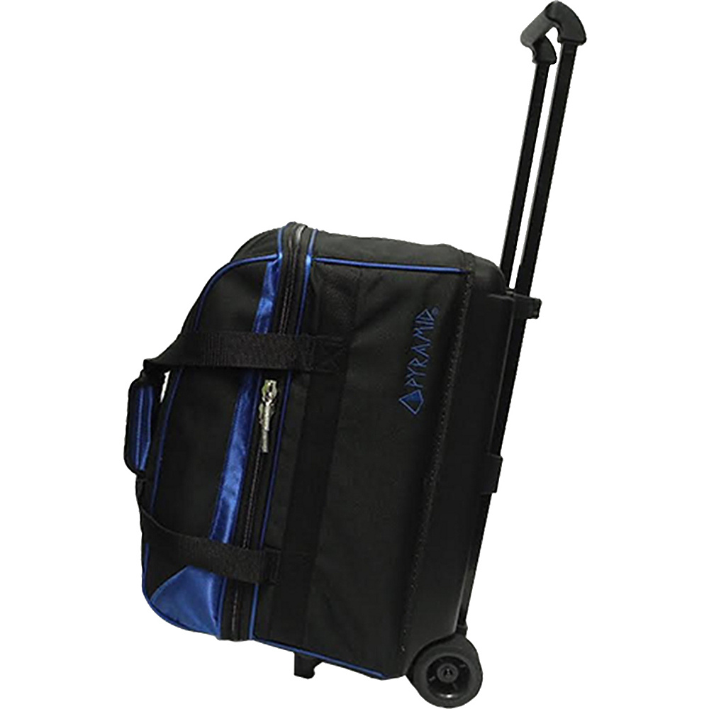 Pyramid Prime Double Roller Bowling Bag Blue Pyramid Bowling Bags