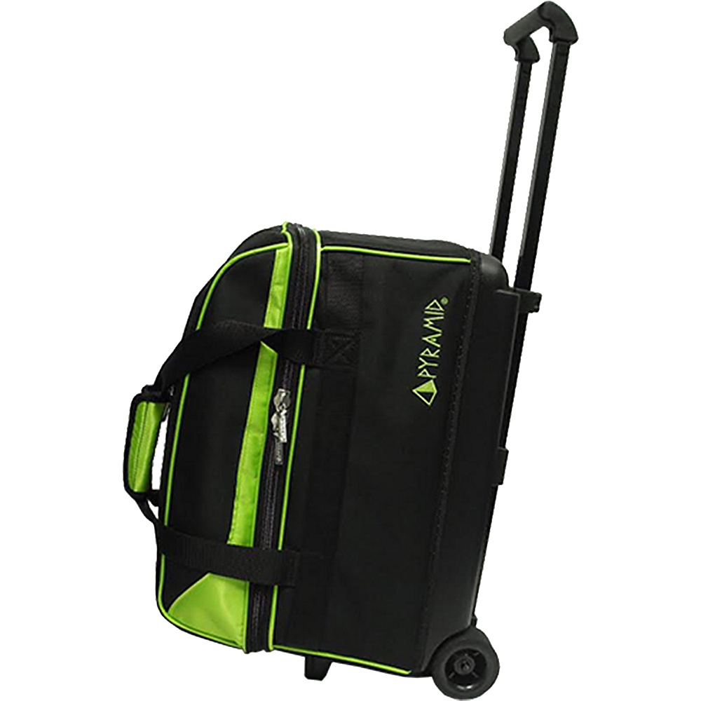 Pyramid Prime Double Roller Bowling Bag Lime Green Pyramid Bowling Bags