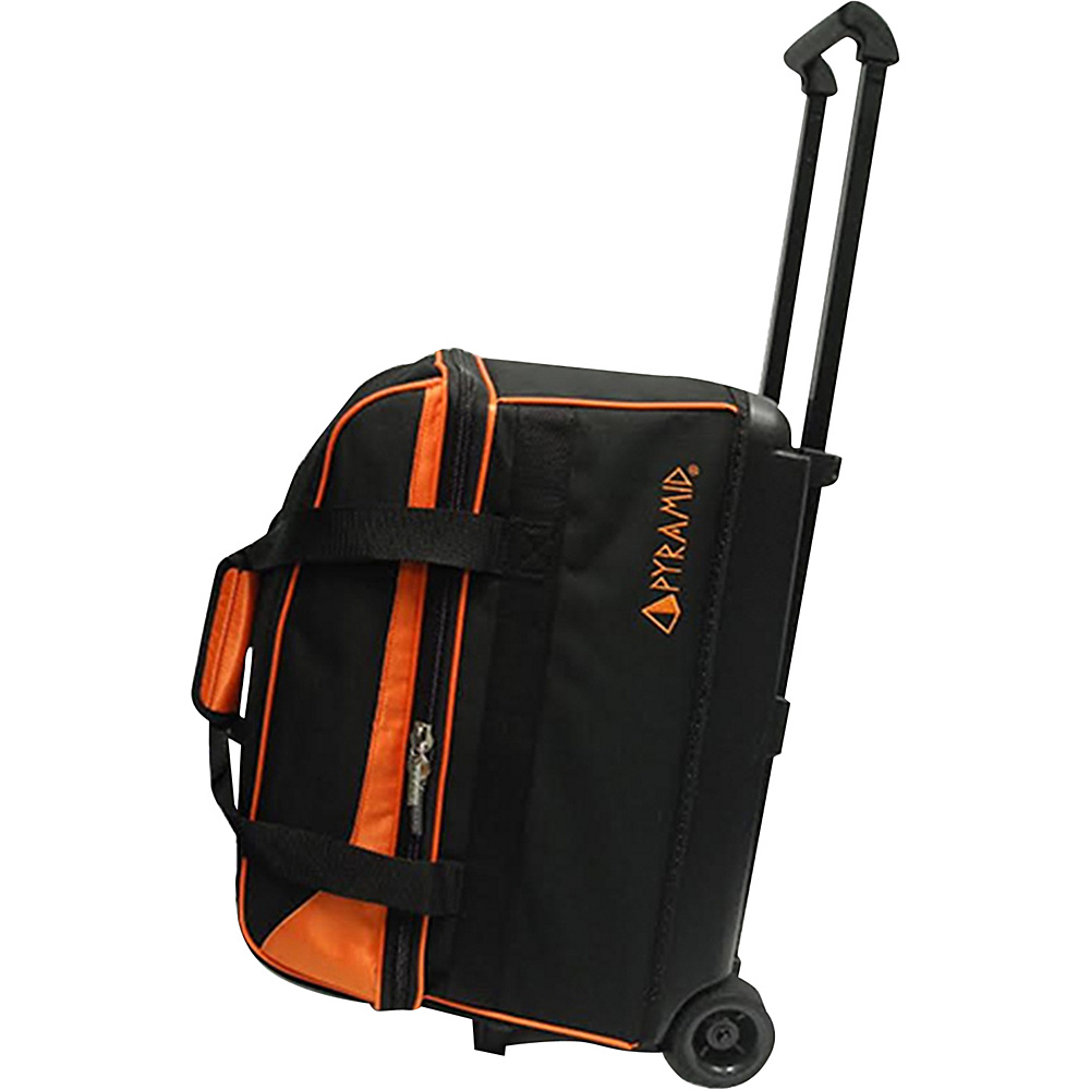 Pyramid Prime Double Roller Bowling Bag Orange Pyramid Bowling Bags