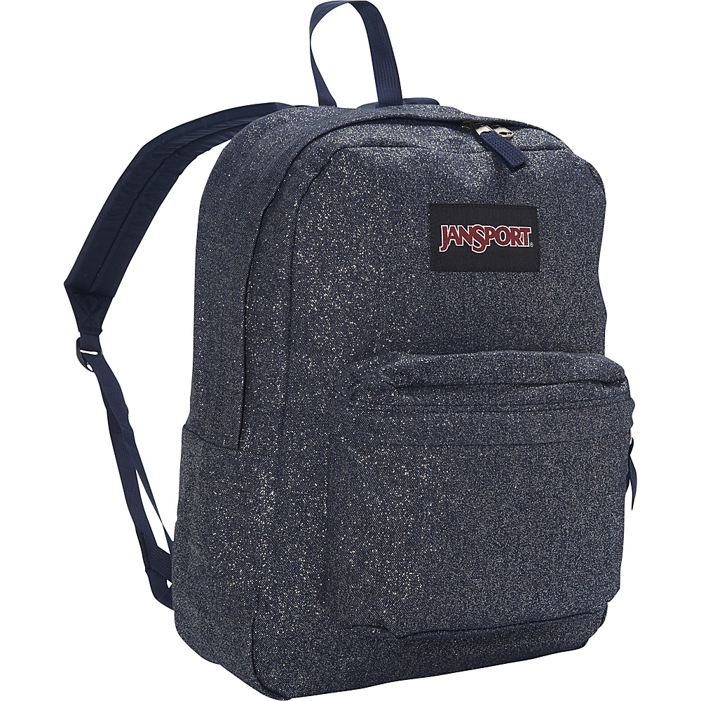 JanSport Super FX Series Backpack Discontinued Colors Silver Sparkle Twill JanSport Everyday Backpacks