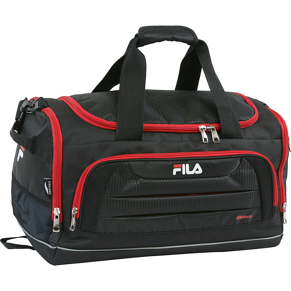 Fila Cypress Small Sport Duffel Bag Black Red Fila Gym Duffels