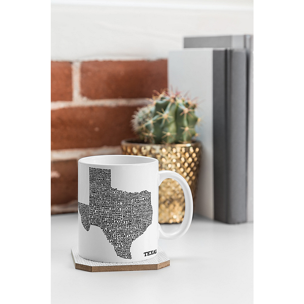 DENY Designs Coffee Mug Restudio Designs Texas Map DENY Designs Outdoor Accessories