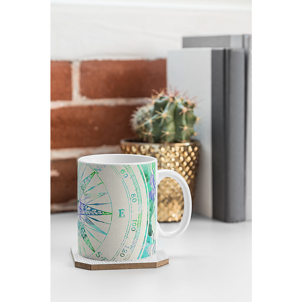 DENY Designs Coffee Mug Bianca Green Follow Your Own Path Mint DENY Designs Outdoor Accessories
