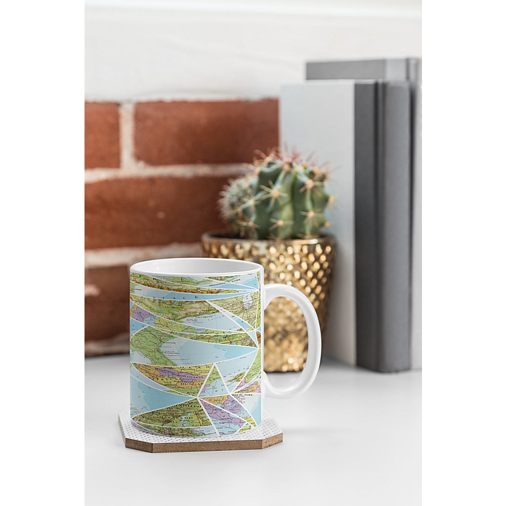DENY Designs Coffee Mug Fimbis Its A Mixed Up World DENY Designs Outdoor Accessories