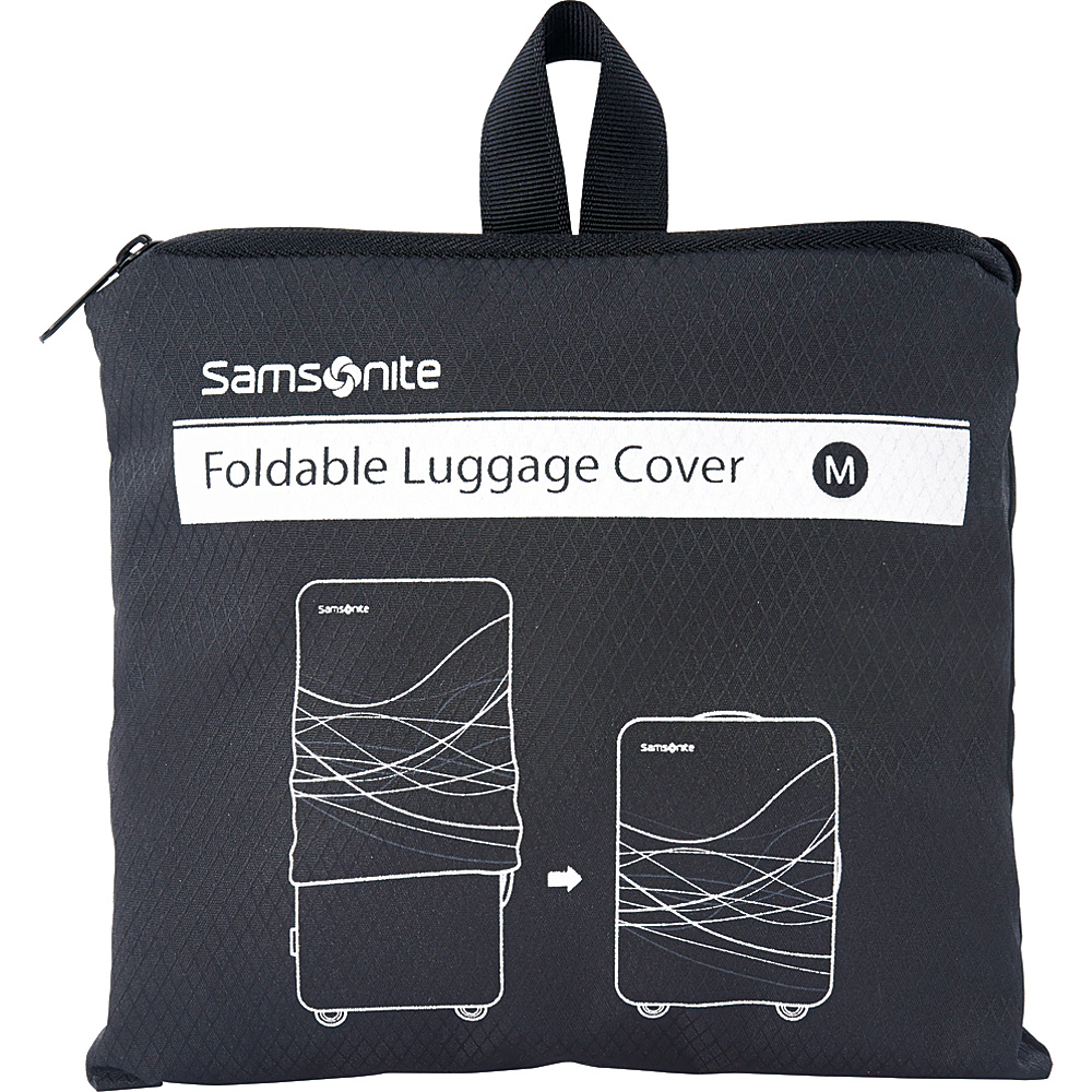 Samsonite Travel Accessories Foldable Luggage Cover Medium Black Samsonite Travel Accessories Luggage Accessories