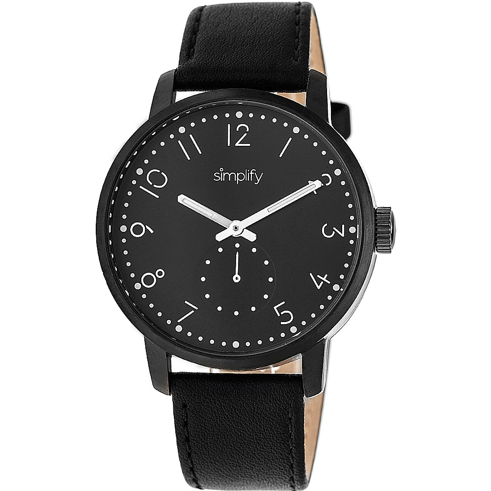 Simplify The 3400 Unisex Watch Black Simplify Watches