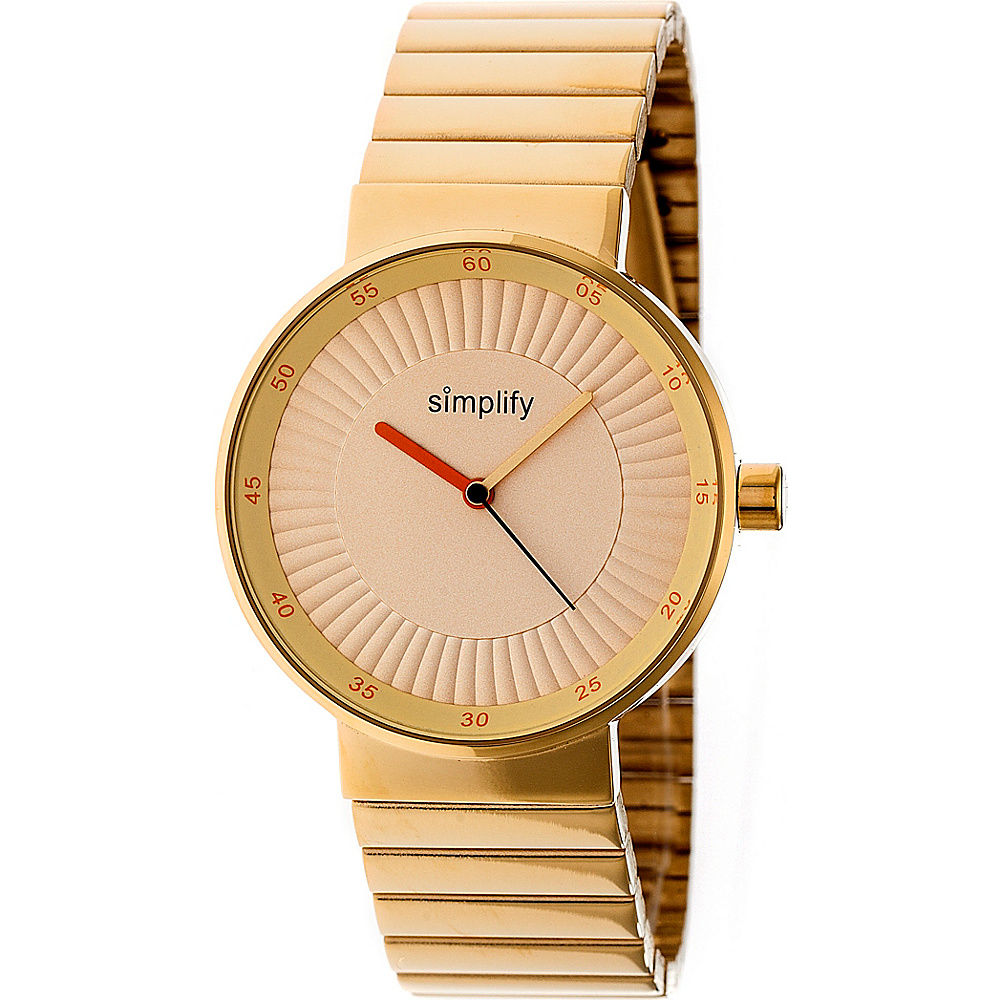Simplify The 4600 Unisex Watch Gold Simplify Watches