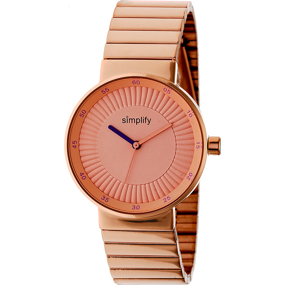Simplify The 4600 Unisex Watch Rose Gold Simplify Watches