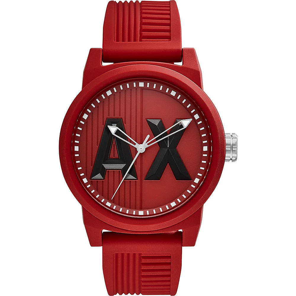 A X Armani Exchange Street Watch Red A X Armani Exchange Watches