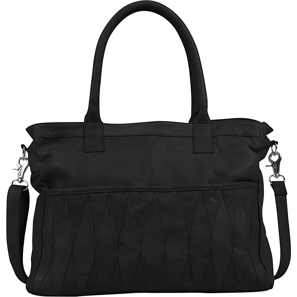 Day Mood Hale Satchel Black Day Mood Leather Handbags