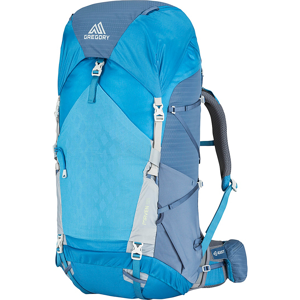 Gregory Maven 55 Hiking Backpack Small Medium River Blue Gregory Backpacking Packs