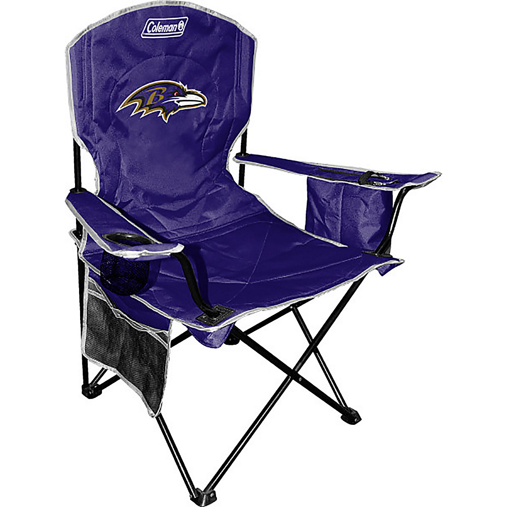 Rawlings Sports NFL Cooler Quad Chair Baltimore Ravens Rawlings Sports Outdoor Accessories
