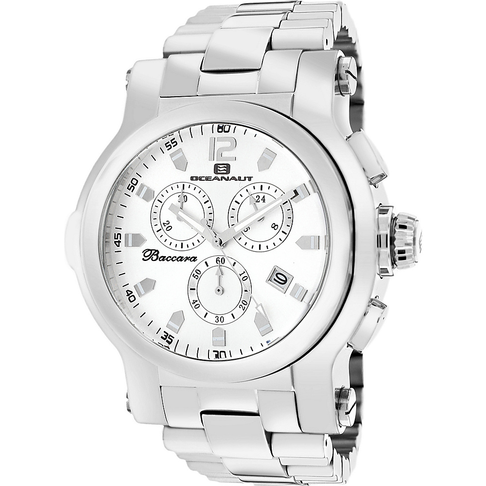 Oceanaut Watches Men s Baccara XL Watch Silver Oceanaut Watches Watches
