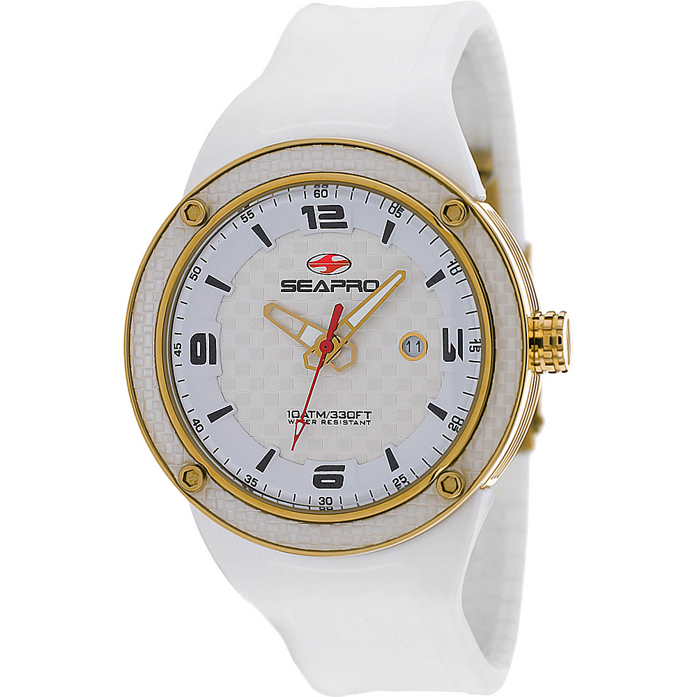 Seapro Watches Men s Driver Watch White Seapro Watches Watches