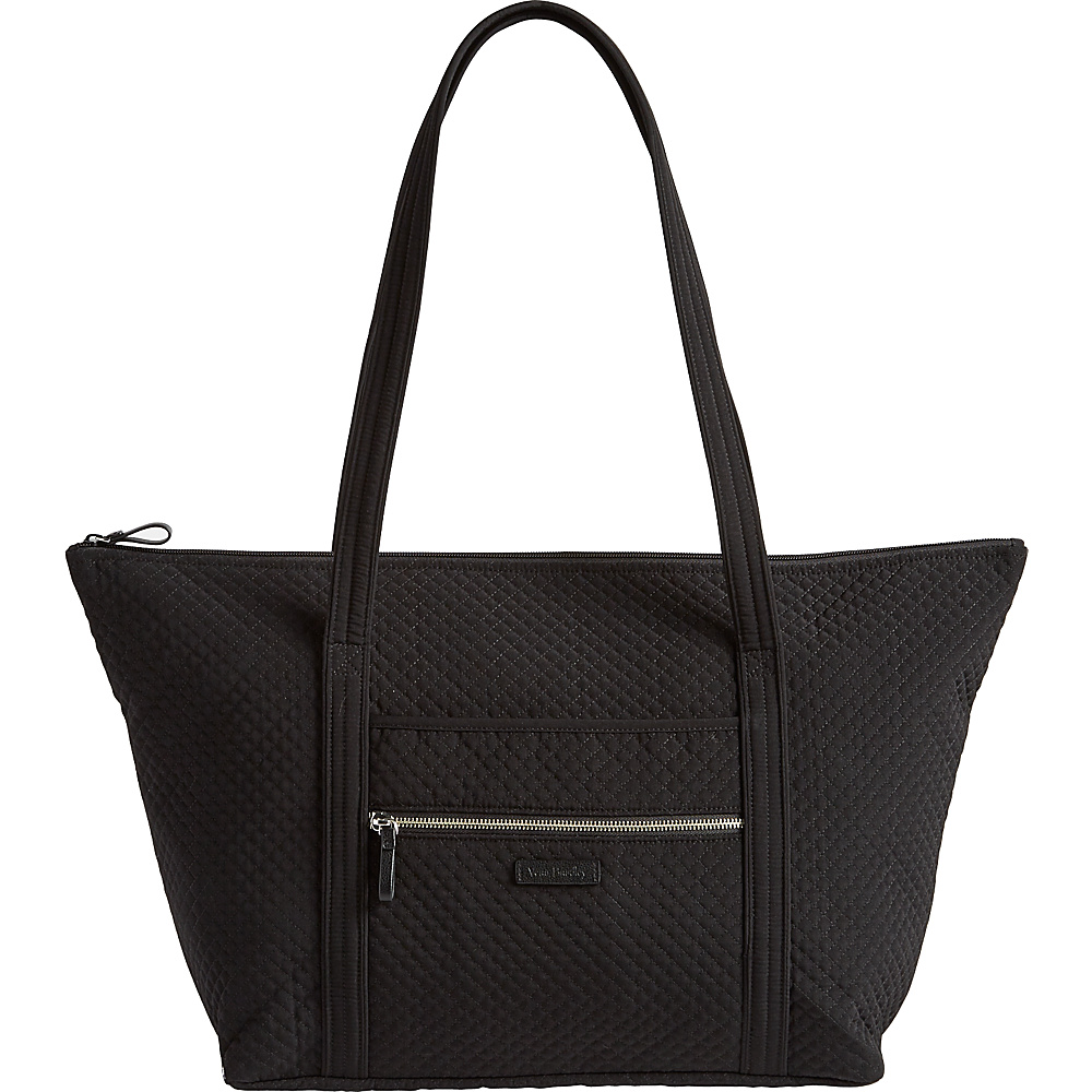 Vera Bradley Iconic Miller Travel Bag - Solids Classic Black - Vera Bradley Fabric Handbags